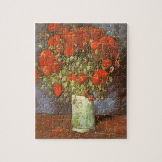 Puzzle Vincent van Gogh Vase à vie morte avec des pavots  (Vertical)