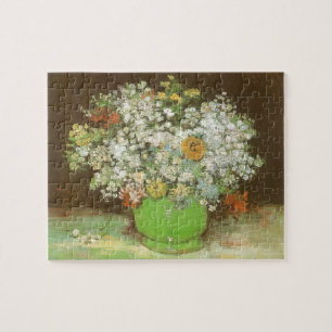 Puzzle Vincent van Gogh - Vase avec Zinnias et Fleurs