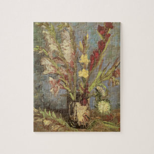 Puzzle Vincent van Gogh - Vase de la vie morte avec Gladi