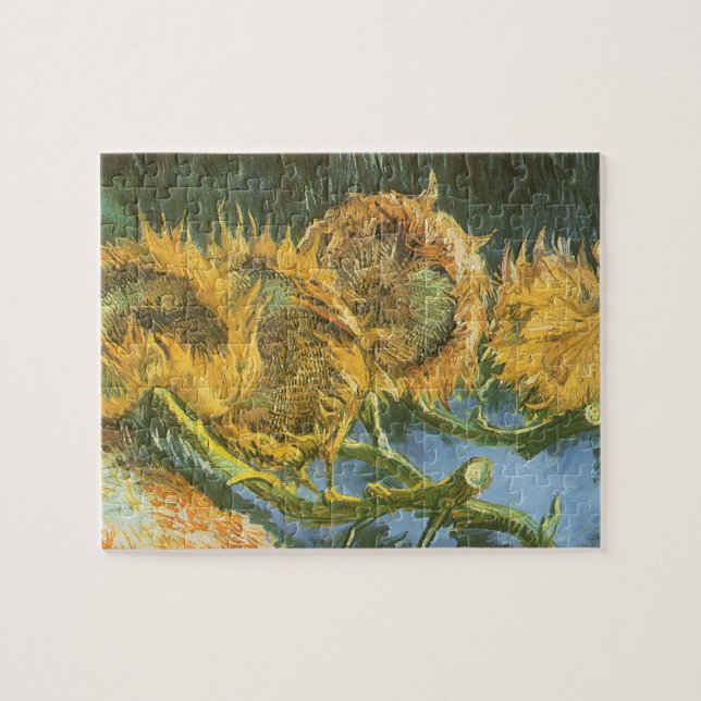 Puzzle Vincent van Gogh - Vie morte : Quatre tournesols c (Horizontal)