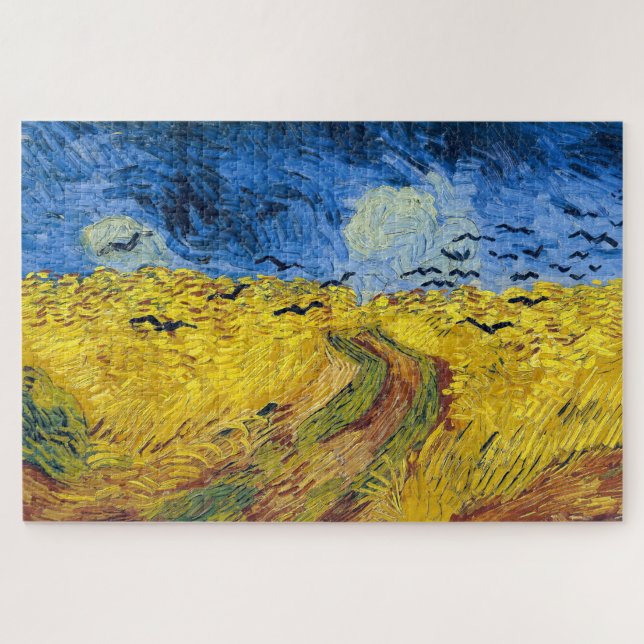Puzzle Vincent van Gogh - Wheatfield with Crows (Horizontal)