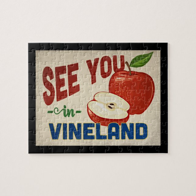 Puzzle Vineland New Jersey Apple - Vintage voyage (Horizontal)