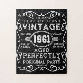 Puzzle Vintage 1961 Mythe de l'homme Légende 60e annivers