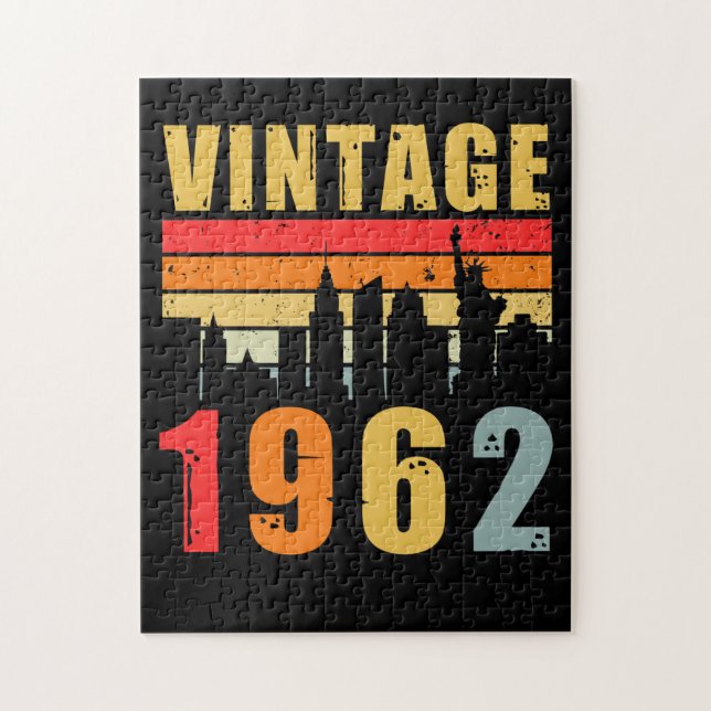 Puzzle Vintage 1962 Fait En 1962 (Vertical)