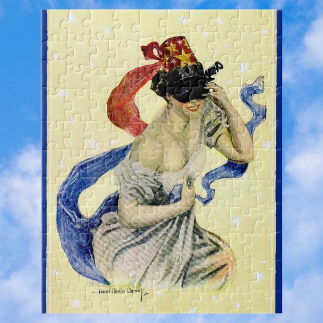 Puzzle Vintage 4 juillet Patriotique (Créateur téléchargé)