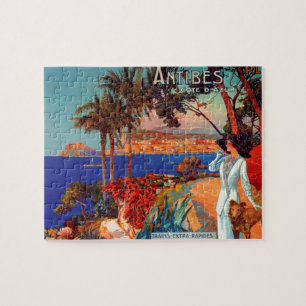 Puzzle Vintage Antibes Côte d'Azur