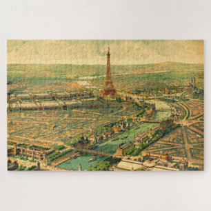 Puzzle Vintage Antique Paris Imprimer