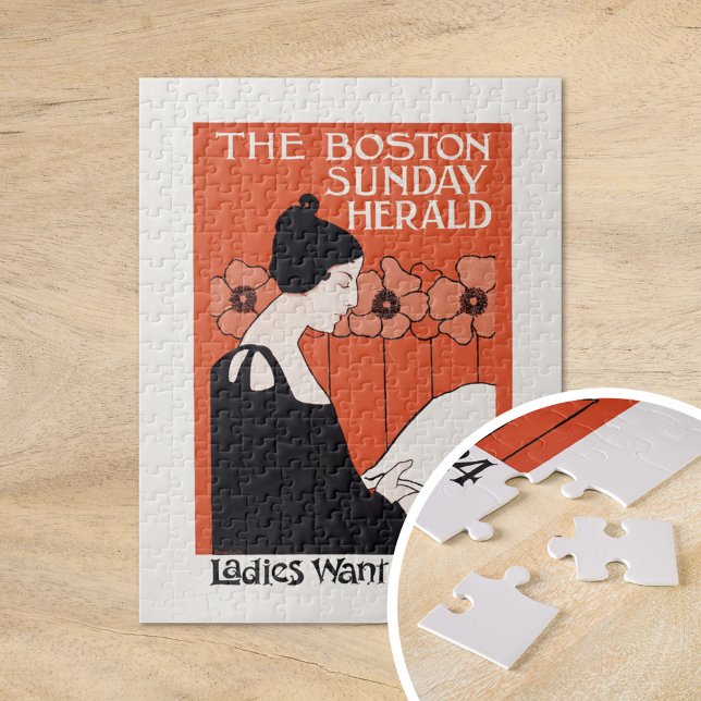 Puzzle Vintage Boston Sunday Herald (Créateur téléchargé)