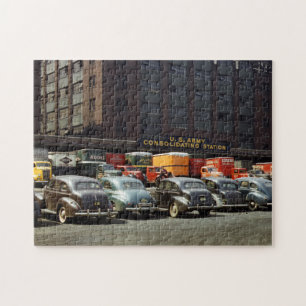 Puzzle Vintage Cars and Trucks 1940 Chicago Difficult
