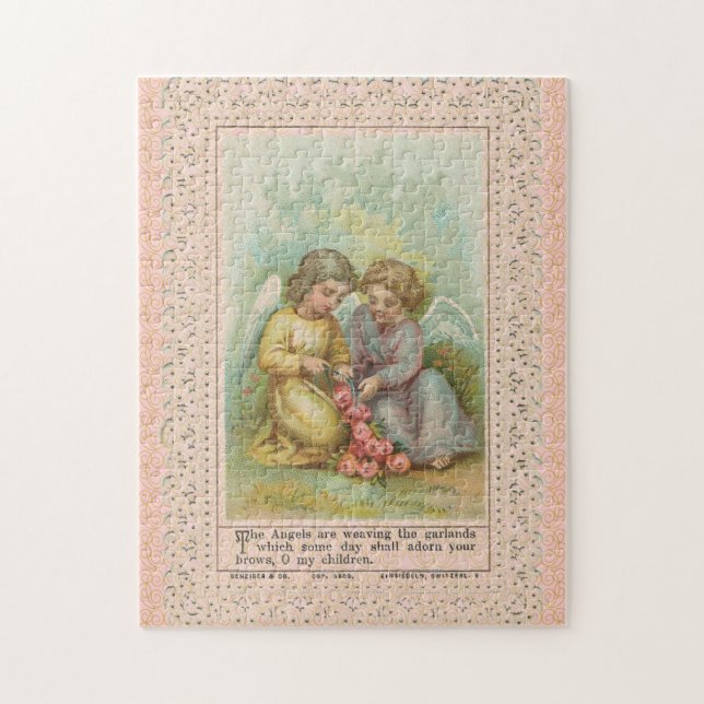 Puzzle vintage d'anges (Vertical)