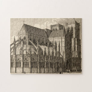 Puzzle vintage d'architecture de Notre-Dame