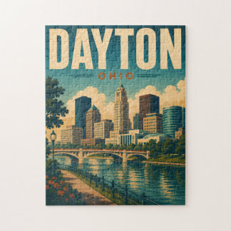 Puzzle Vintage Dayton Ohio Horizon