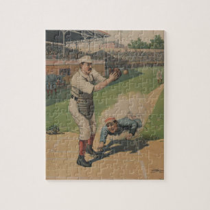 Puzzle vintage de base-ball