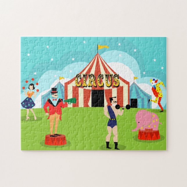Puzzle vintage de cirque (Horizontal)