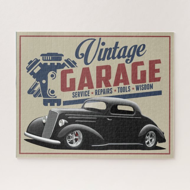 Puzzle Vintage Garage 1935 (Horizontal)