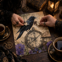 Vintage Gothic Raven