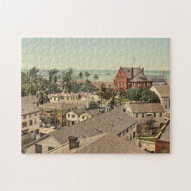 Puzzle Vintage Key West Historic 1900 (Horizontal)