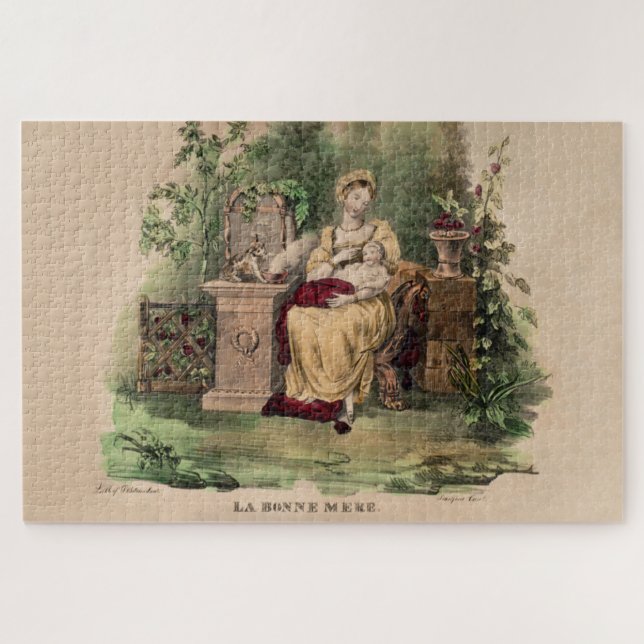 Puzzle Vintage La Bonne Mère, Restauré (Horizontal)