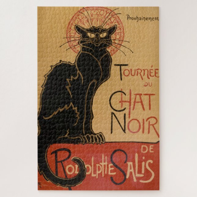 Puzzle Vintage Le chat noir (Vertical)