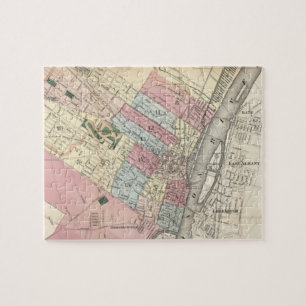 Puzzle Vintage Map of Albany