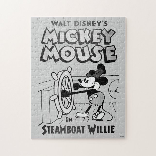 Puzzle Vintage Mickey Mouse Steamboat Willie (Vertical)