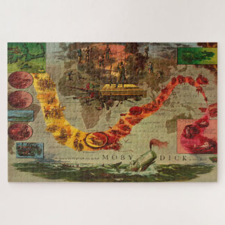 Puzzle Vintage Moby Dick Voyage du Pequod Classic