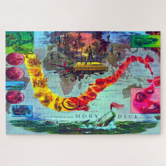 Puzzle Vintage Moby Dick Voyage du Pequod Classic