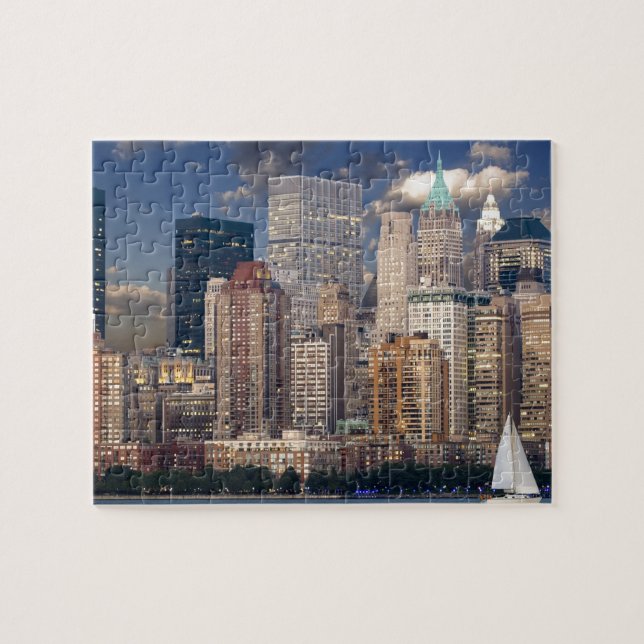 Puzzle Vintage New York City Manhattan (Horizontal)