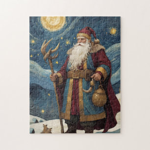 Puzzle vintage Norse Père Noël - Jigsaw de Noël