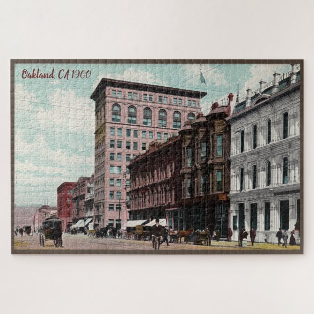Puzzle vintage Oakland CA (Horizontal)
