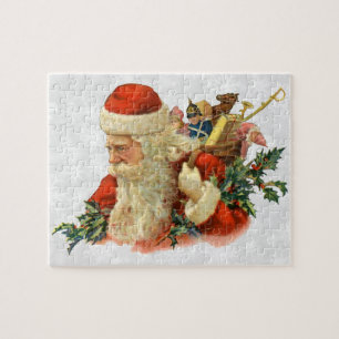 Puzzle vintage père Noël ou st nick