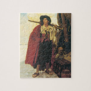 Puzzle Vintage Pirates Buccaneer était un personnage pitt