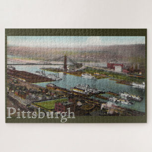 Puzzle Vintage Pittsburgh Point Park dans les années 1800