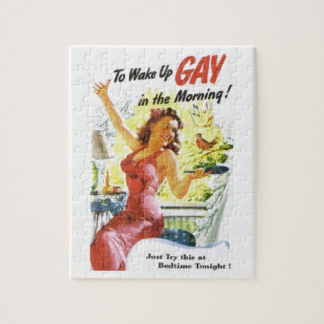 Puzzle Vintage "Réveiller Gay" (Vertical)