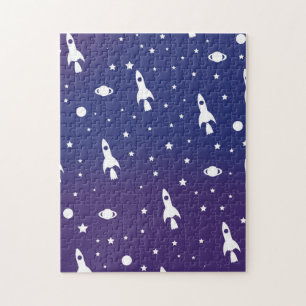 Puzzle vintage Space Rocks Motif
