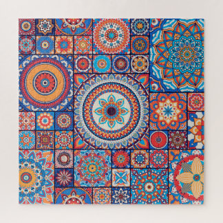 Puzzle Vintage tiré à la main : éléments décoratifs islam