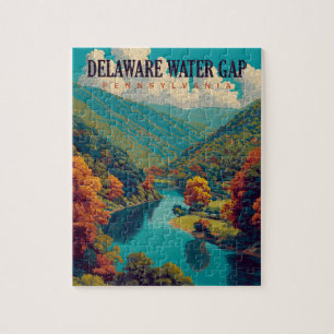 Puzzle Vintage voyage de dérivation d'eau du Delaware