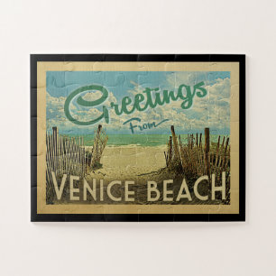 Puzzle Vintage voyage de Venice Beach