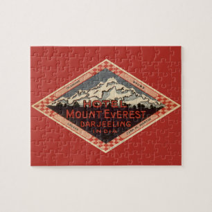 Puzzle Vintage voyage, Mont Everest, Darjeeling Inde