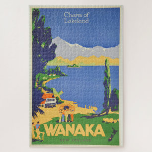 Puzzle Vintage Wanaka New Zealand Lakeland Travel