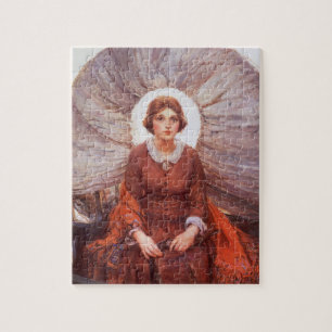 Puzzle Vintage Western, Madonna of the Prairie by Koerner