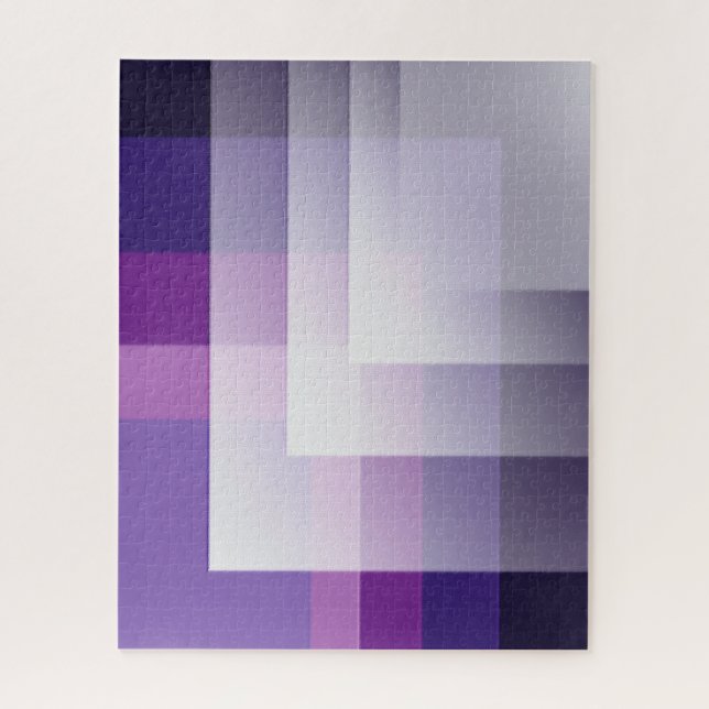 Puzzle Violet et blanc (Vertical)