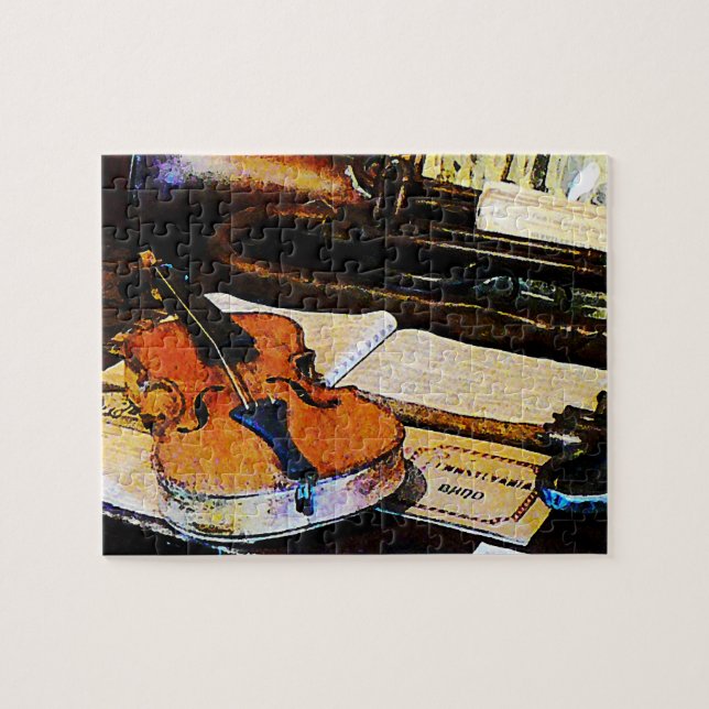 Puzzle Violon et clairon (Horizontal)