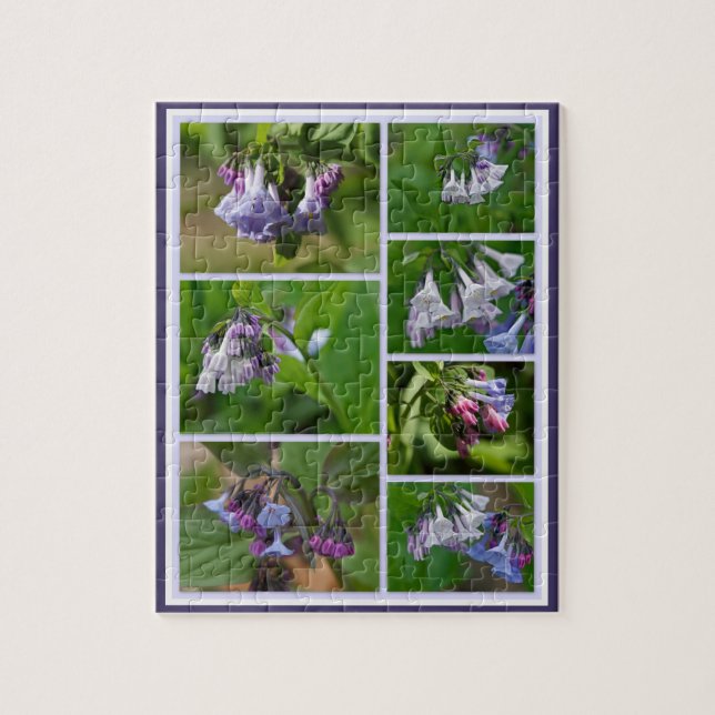 Puzzle Virginia Bluebells Fleurs sauvages (Vertical)