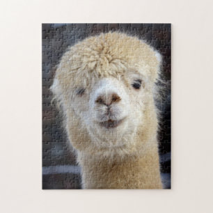 Puzzle Visage d'alpaca mignon        