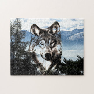 Puzzle Visage de loup