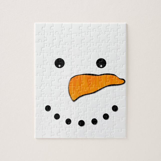 Puzzle Visage de neige (Vertical)