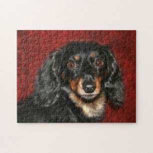 Puzzle Visage de teckel