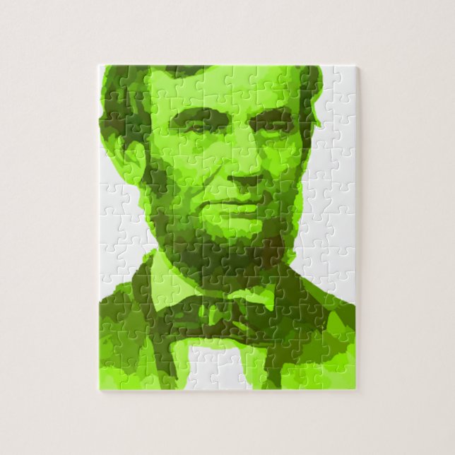 Puzzle VISAGE VERT PORTRAITGifts de PRÉSIDENT ABRAHAM (Vertical)