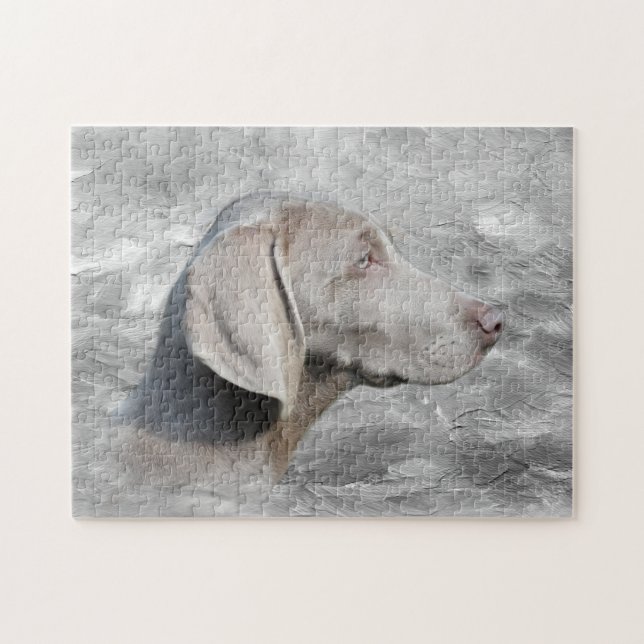 Puzzle Visage Weimaraner (Horizontal)
